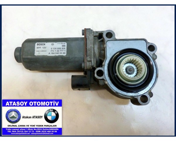 MERCEDES W164 ML ARAZİ ŞANZIMAN MOTORU A1645400088 A1645400188 BOSCH 0130008509 - 1645400088 - 1645400188 A 164 540 00 88 A 164 540 01 88  ITC 1227771 MERCEDES GL ARAZİ ŞANZIMAN MOTORU